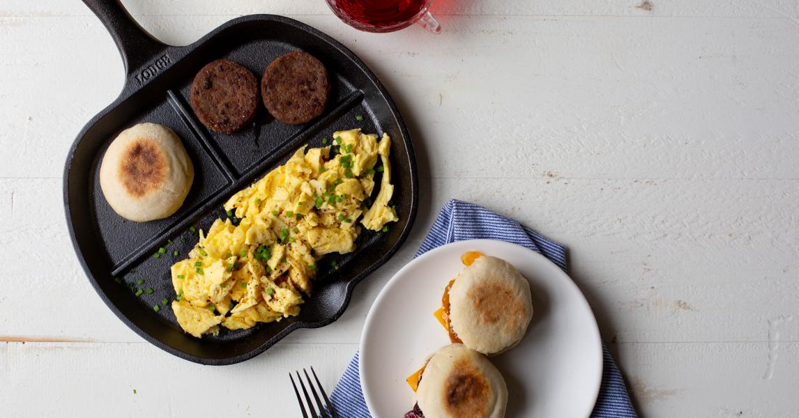 Griddled English Muffins