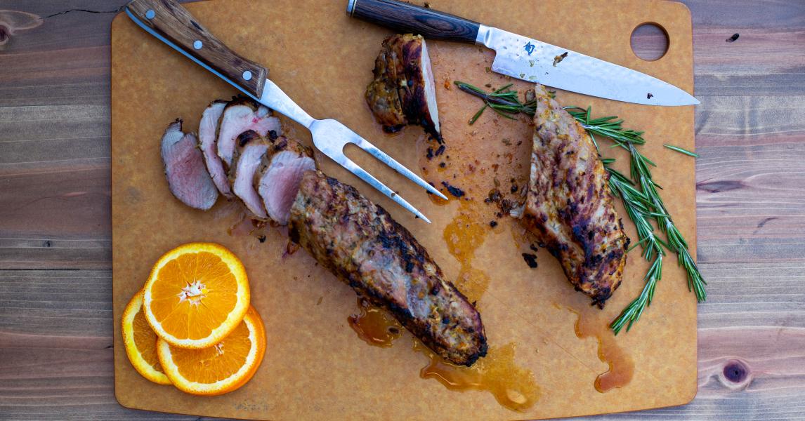 Smoked Citrus and Rosemary Pork Tenderloin