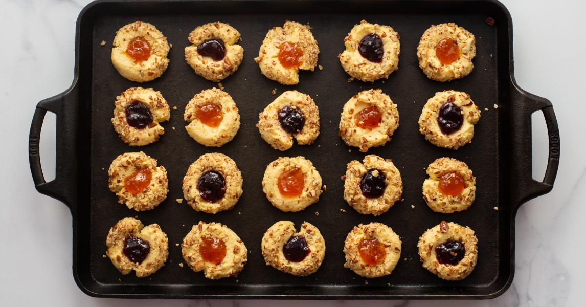 Jam Thumbprint Cookies