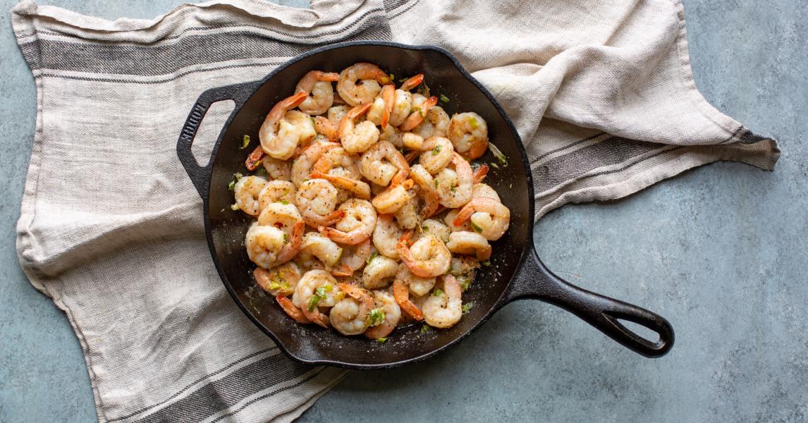 Black Pepper Skillet Shrimp