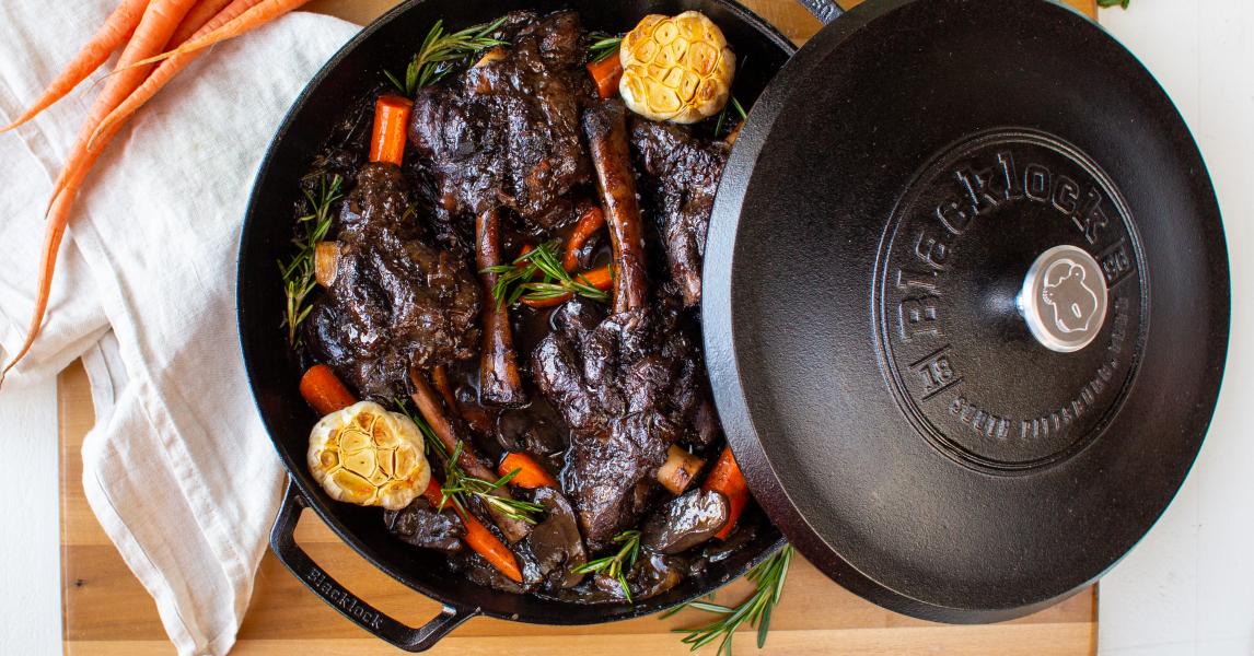 Red Wine-Braised Lamb Shanks