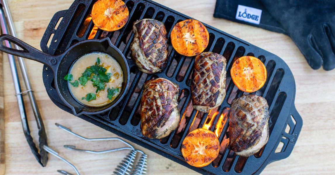 Grilled Duck Breast with Orange Sauce