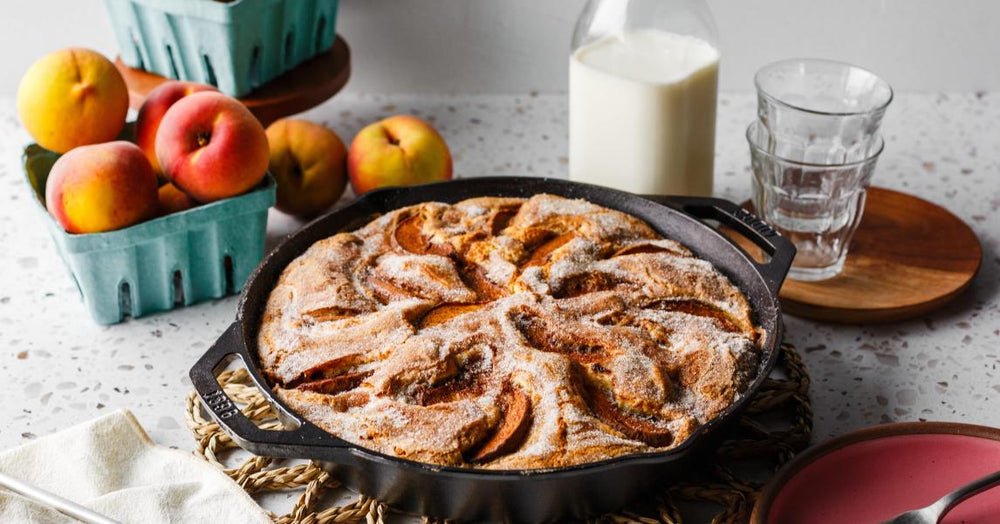 Skillet Peach Cake