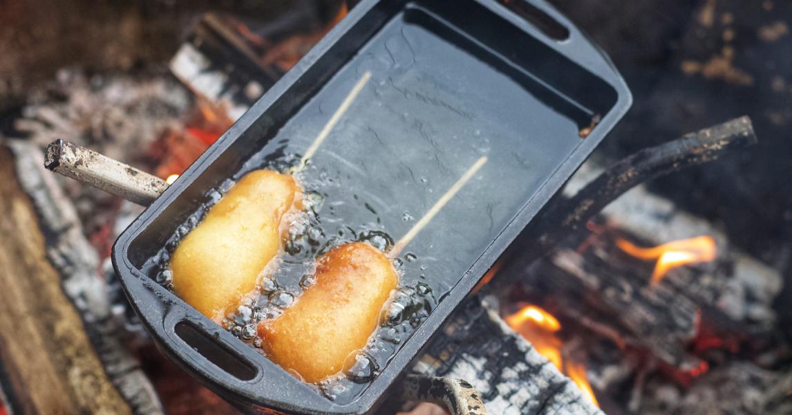 Campfire Corn Dogs