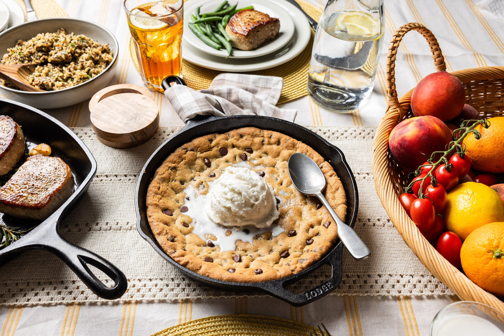 Skillet Chocolate Chip Cookie