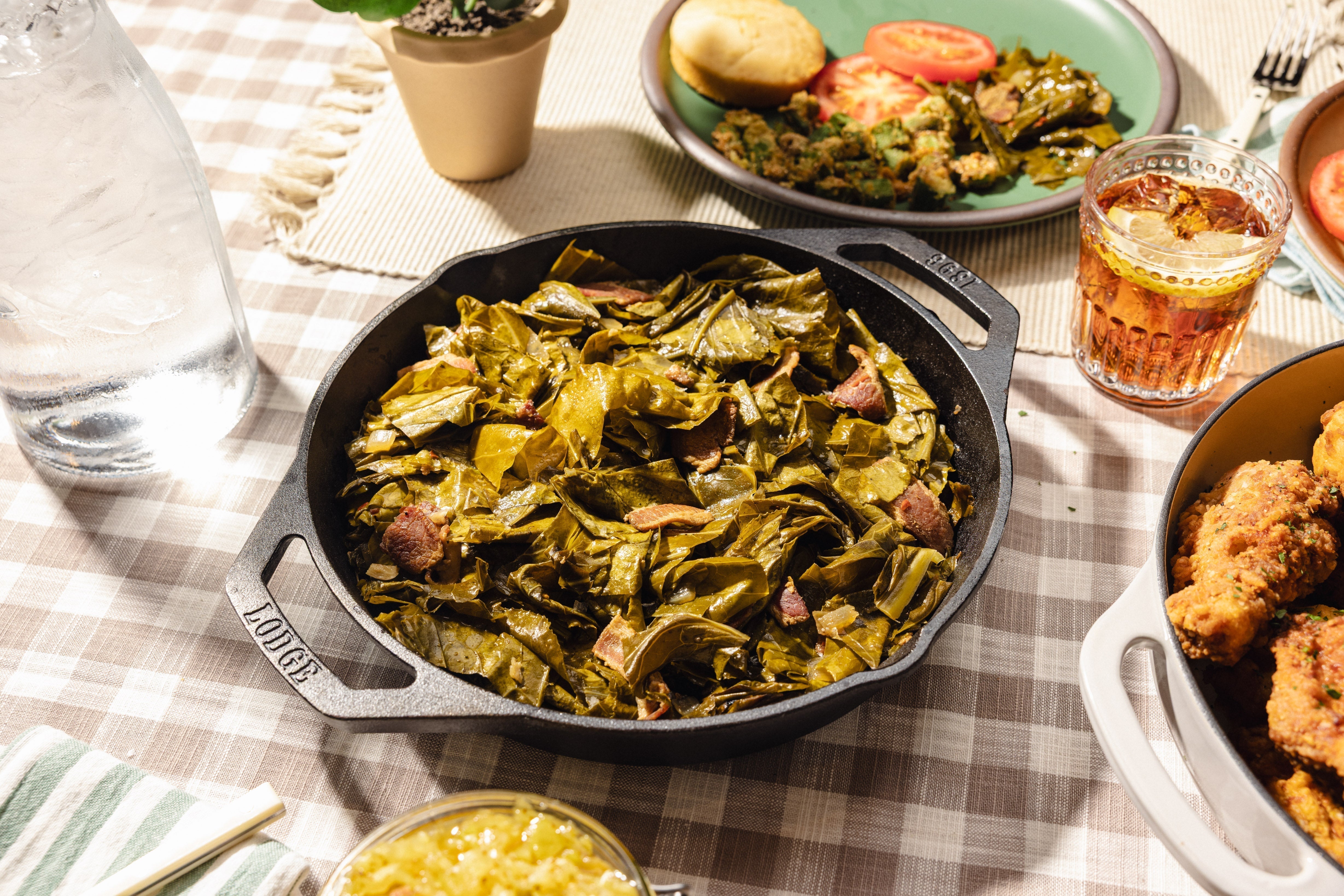 Slow-Braised Collard Greens