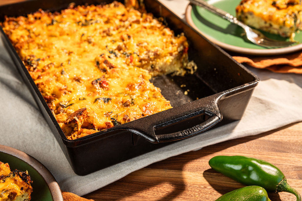 Jalapeño Cornbread Breakfast Casserole