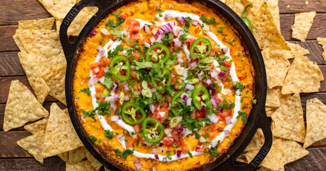 Smoked Skillet Queso