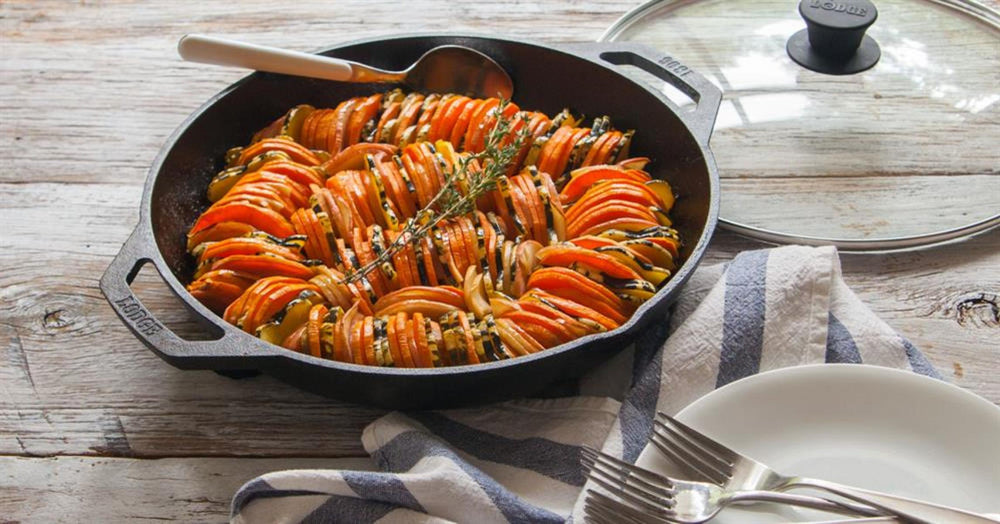 Winter Squash and Apple Ratatouille