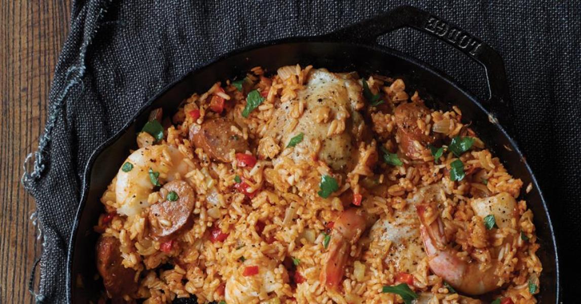 Seafood and Chicken Jambalaya