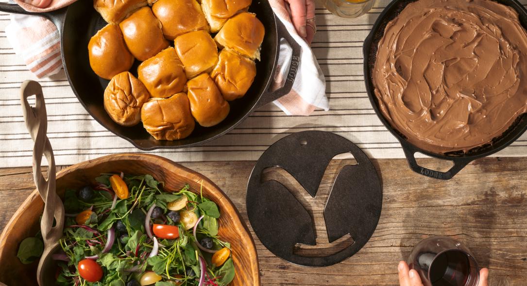 Yellowstone Trivet on table
