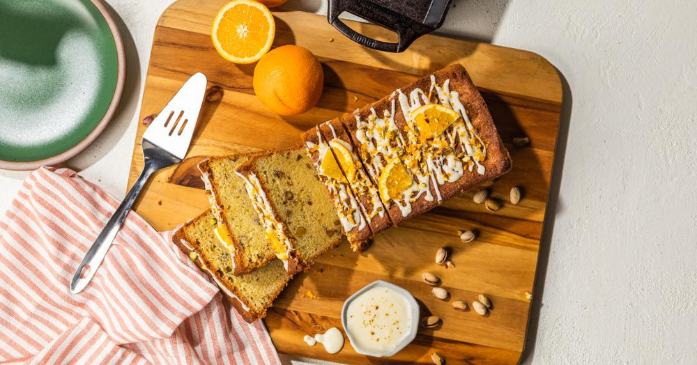 Orange Pistachio Pound Cake