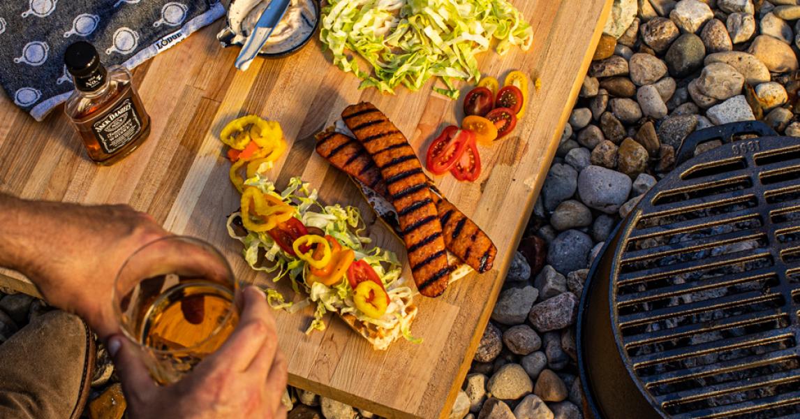 Andouille Po’Boy Sandwiches With Jack Daniel’s Remoulade