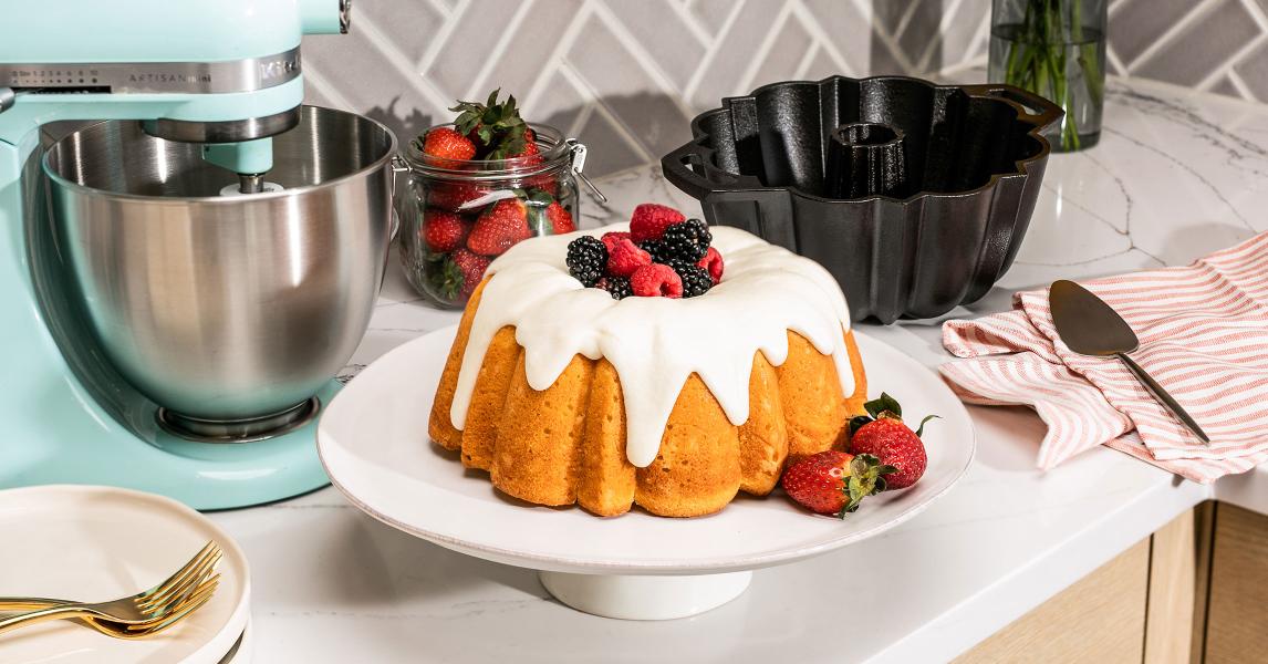Frosted Pound Cake