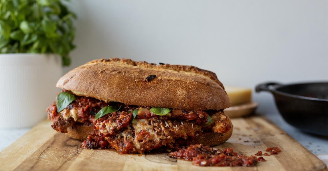Chicken Parmesan Sandwich | Recipe - Lodge Cast Iron