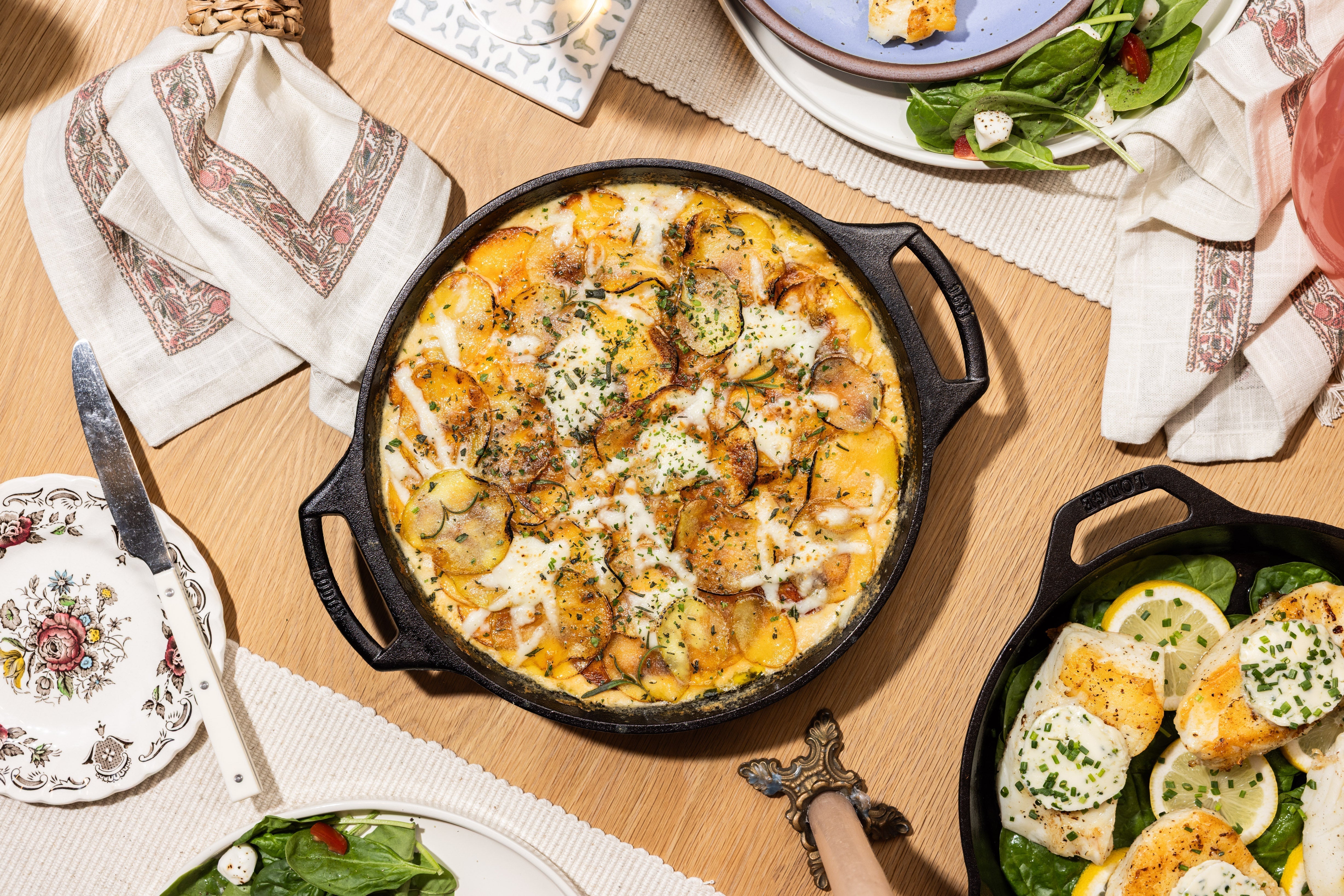 Skillet Scalloped Potatoes