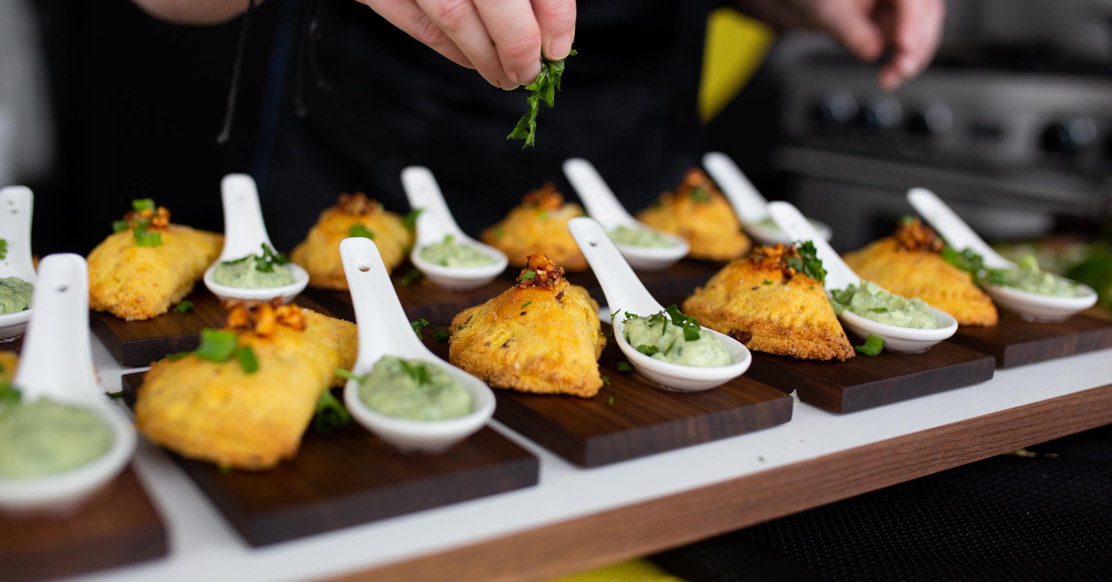 Spicy Shrimp, Sausage & Black Bean Hand Pie