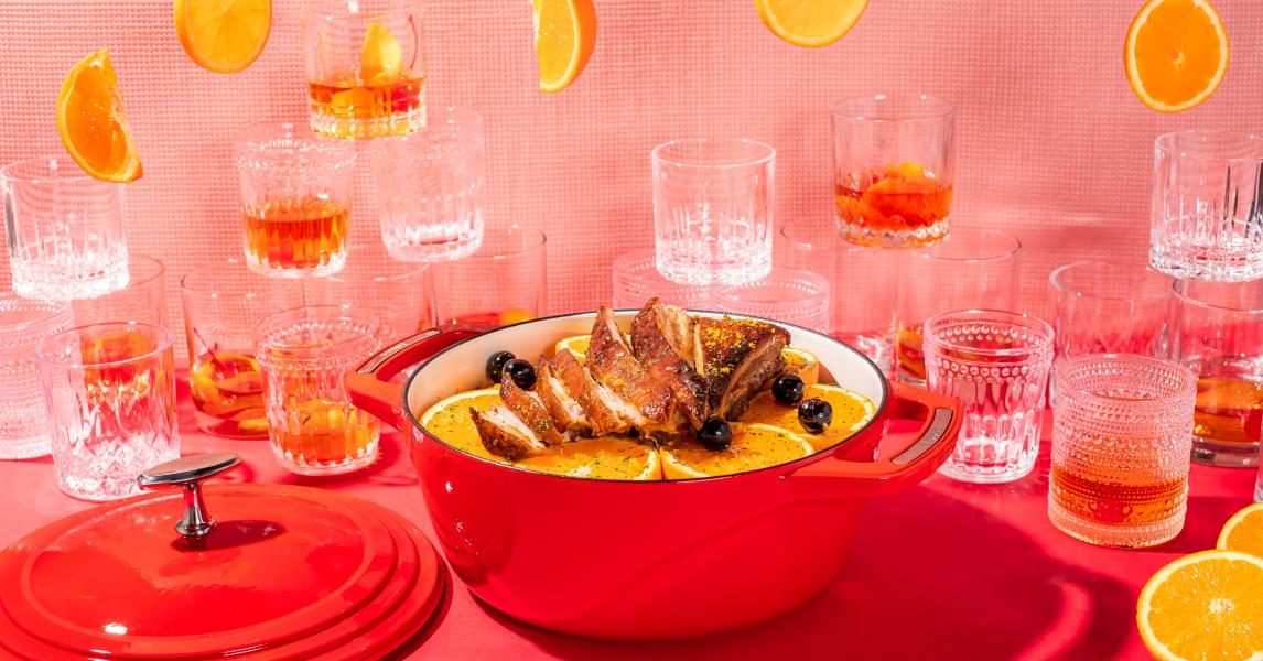 Old Fashioned Infused Pork Belly