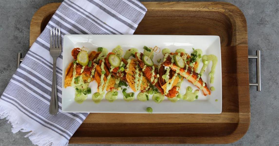 Nashville Hot Chicken & Cornbread Waffles