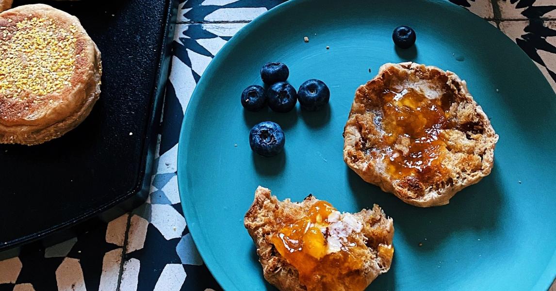Fruit and Spice English Muffins