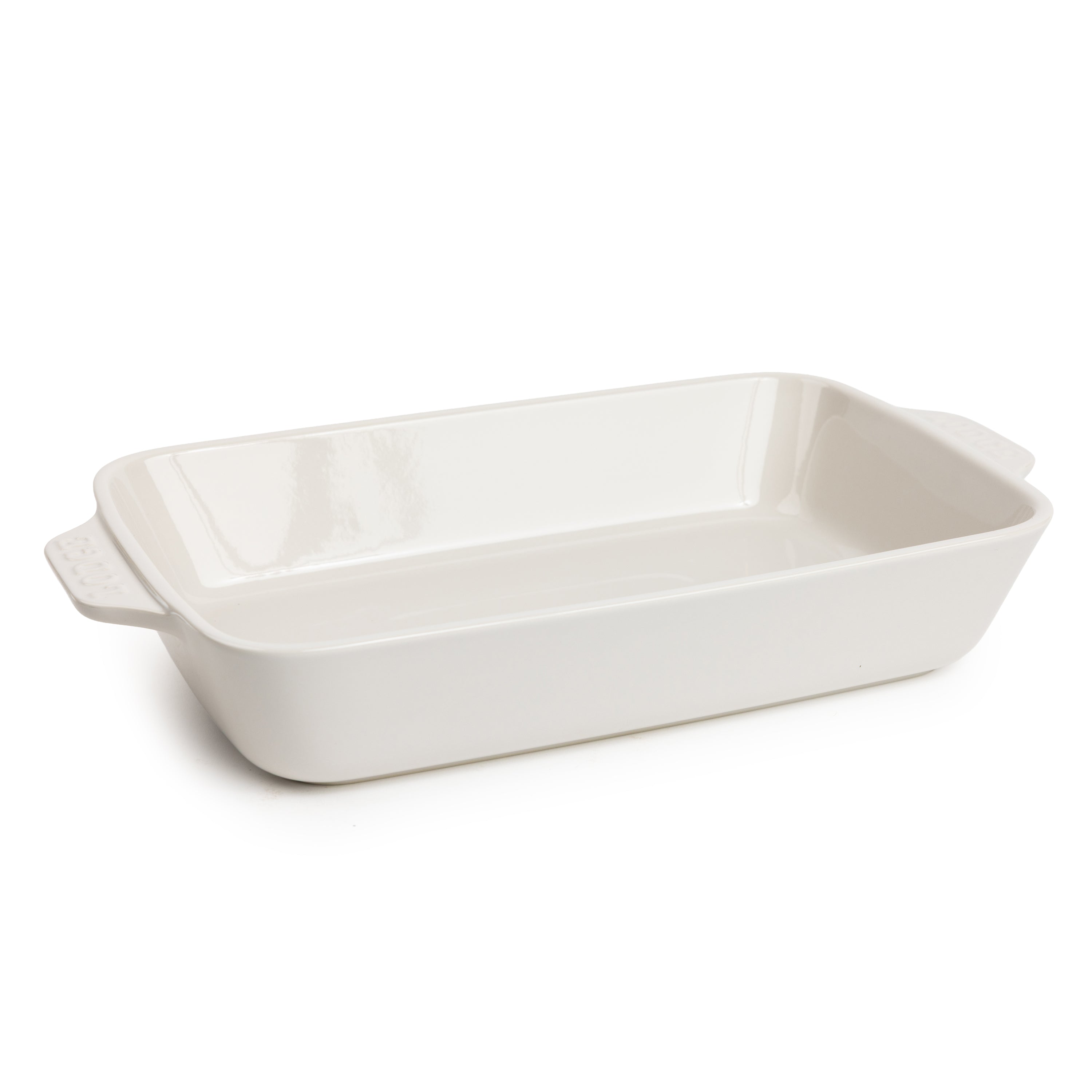 Oyster 13-by-9-inch stoneware baking dish.
