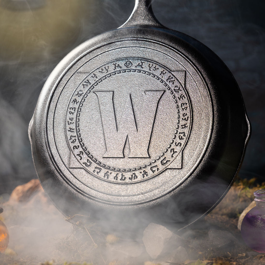 10.25 Inch Seasoned Cast Iron World of Warcraft Skillet