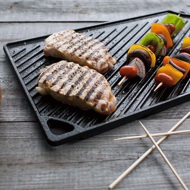 16.75 x 9.5 Inch Double Play Reversible Grill/Griddle