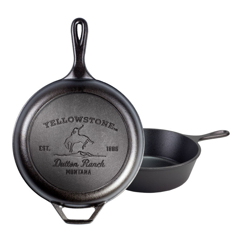 Yellowstone™ Seasoned Cast Iron Bucking Bronco Combo Cooker