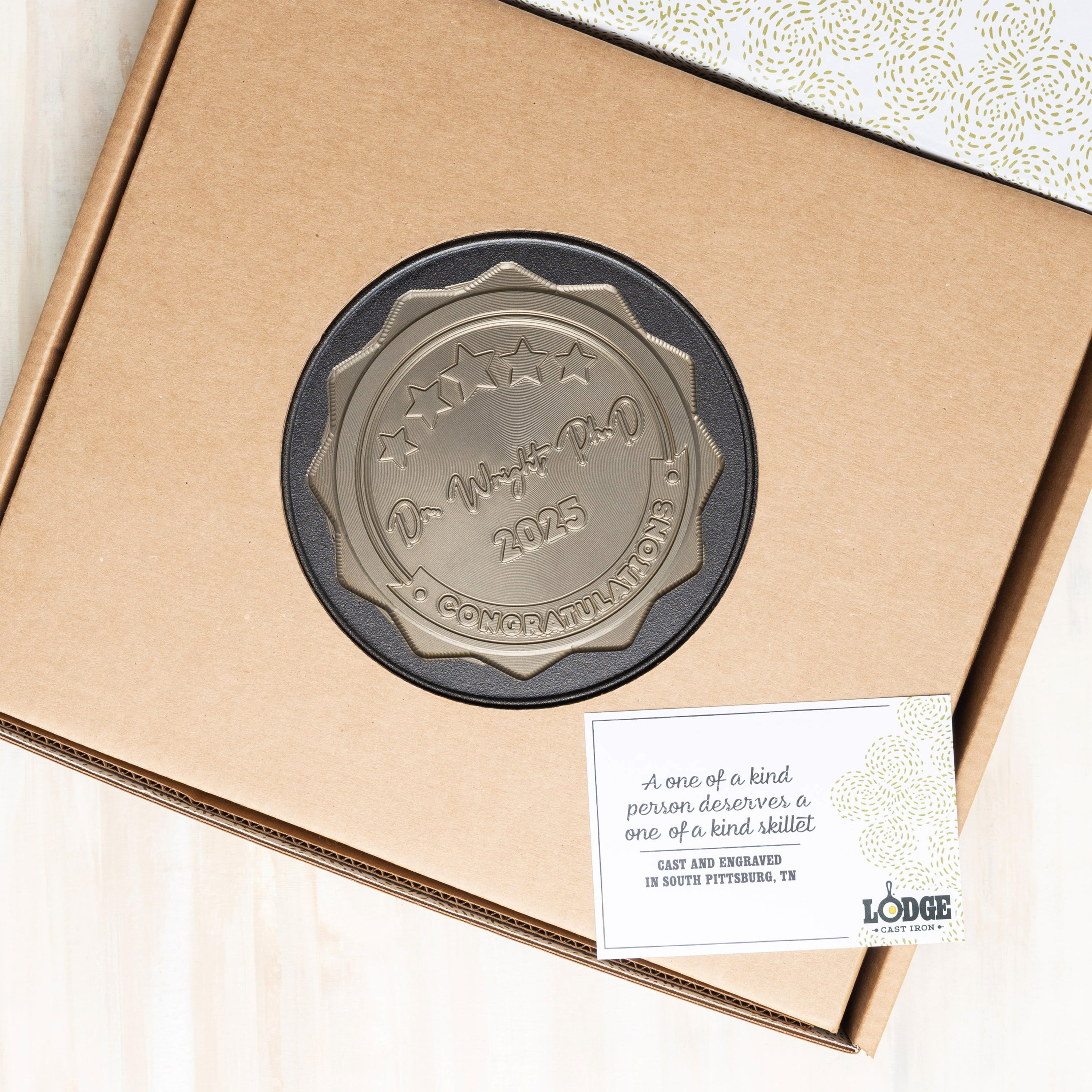 Custom Engraved Award Skillet
