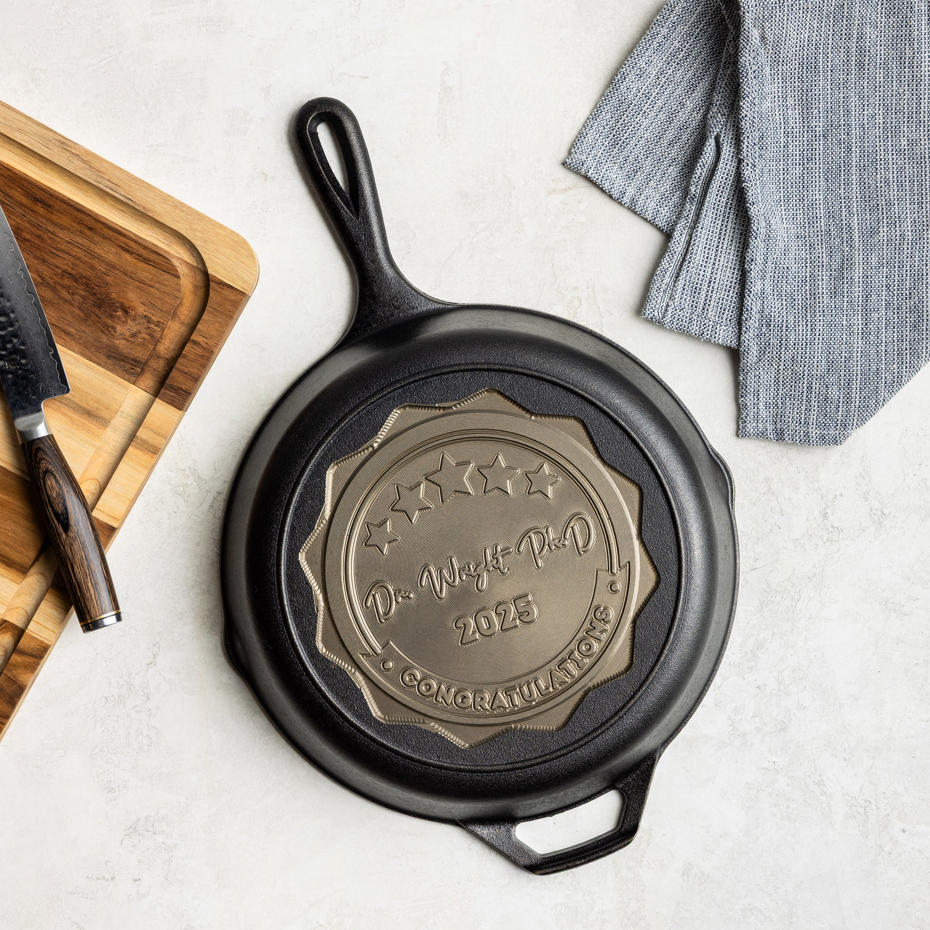 Custom Engraved Award Skillet