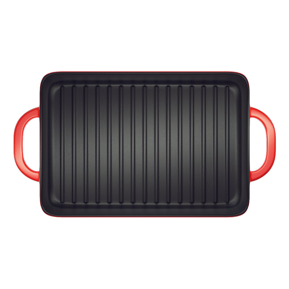 Enameled Cast Iron 12.5 x 8 Inch Grill Pan
