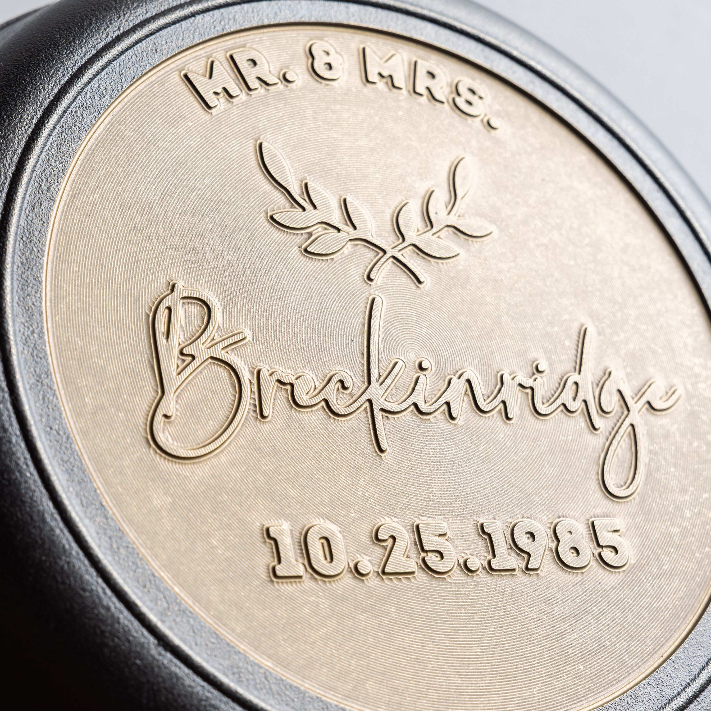 Custom Engraved Milestone Skillet