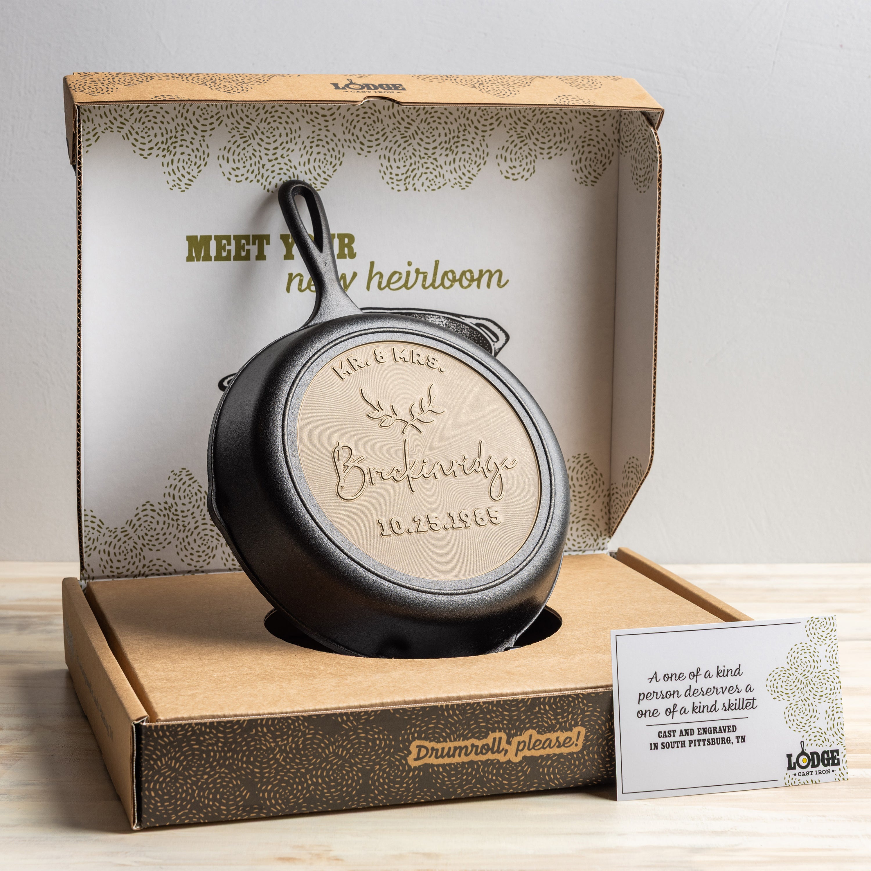 Custom Engraved Milestone Skillet