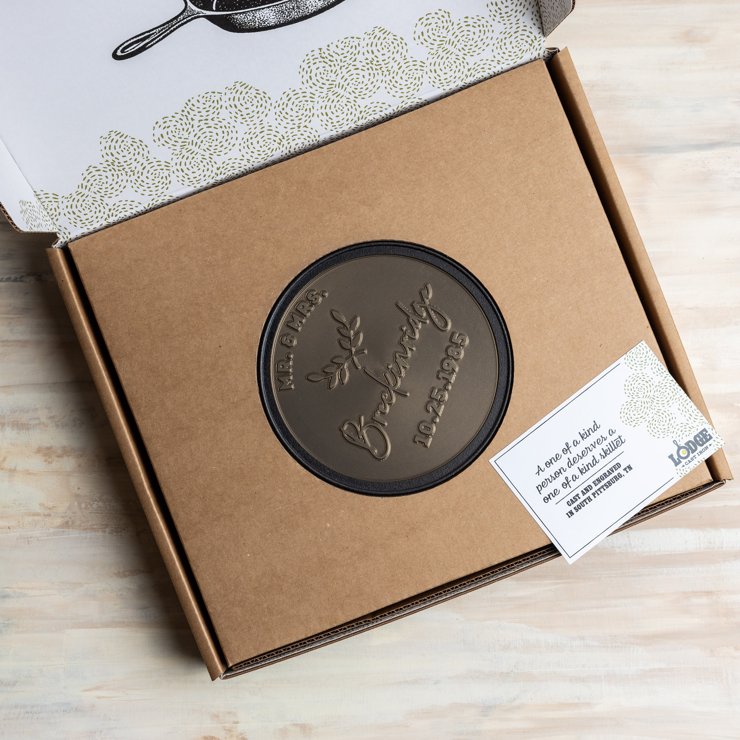 Custom Engraved Milestone Skillet