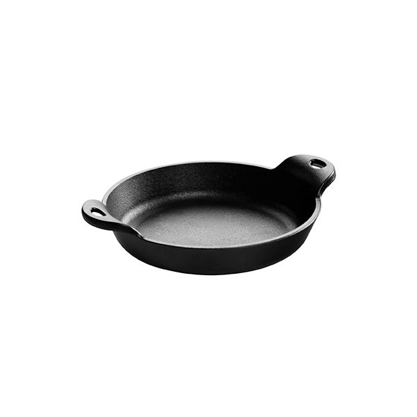 Heat-Treated 14 Ounce Round Cast Iron Mini Server