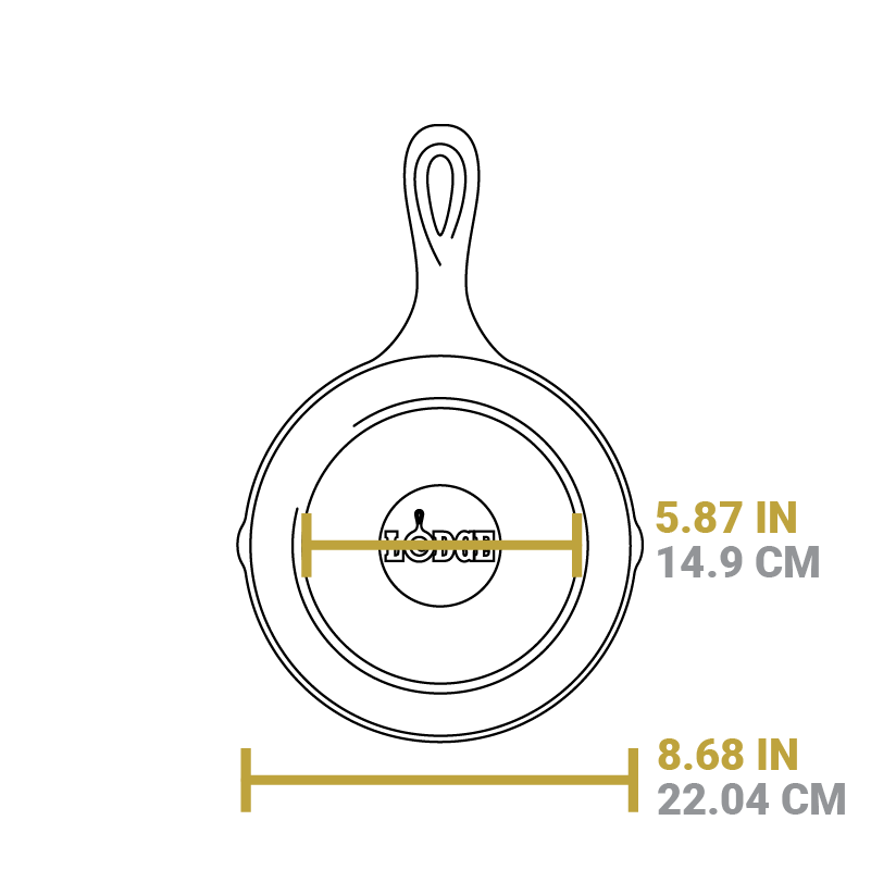 Essential Seasoned Cast Iron Skillet Set