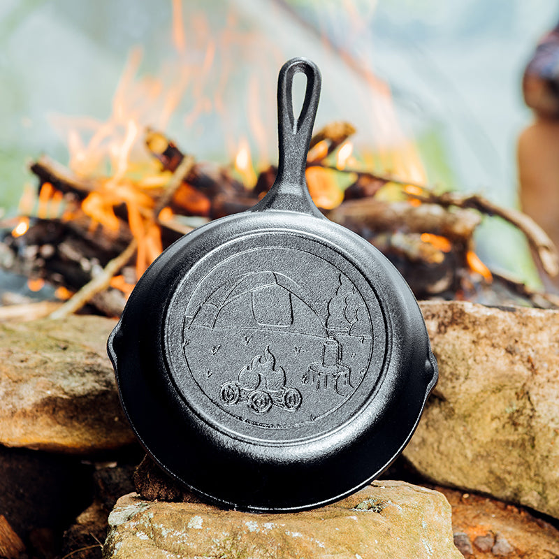 Wanderlust Inch Cast Iron Tent Skillet