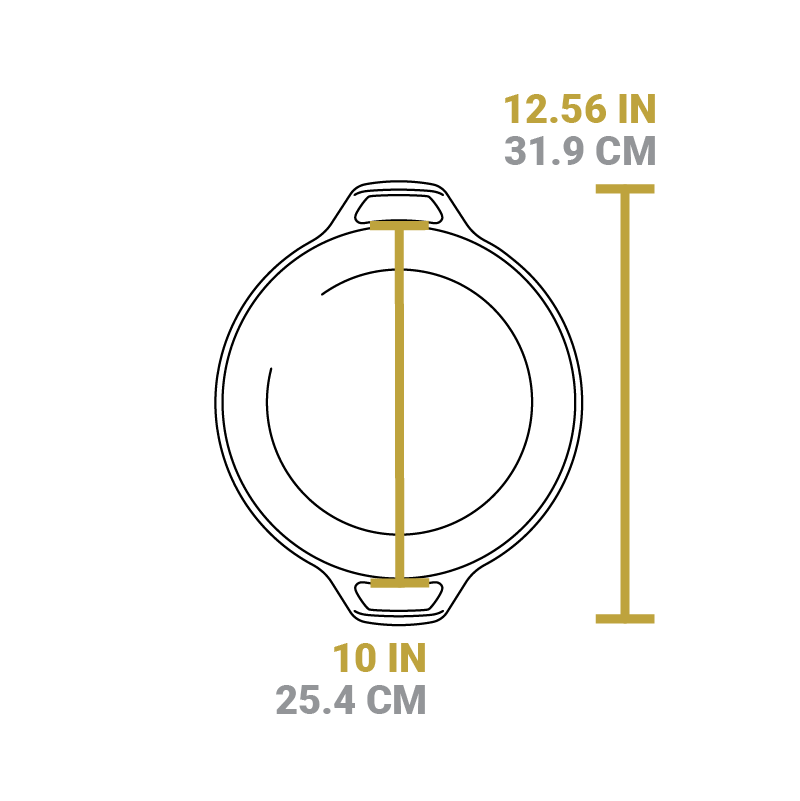 5 Quart Cast Iron Double Dutch Oven