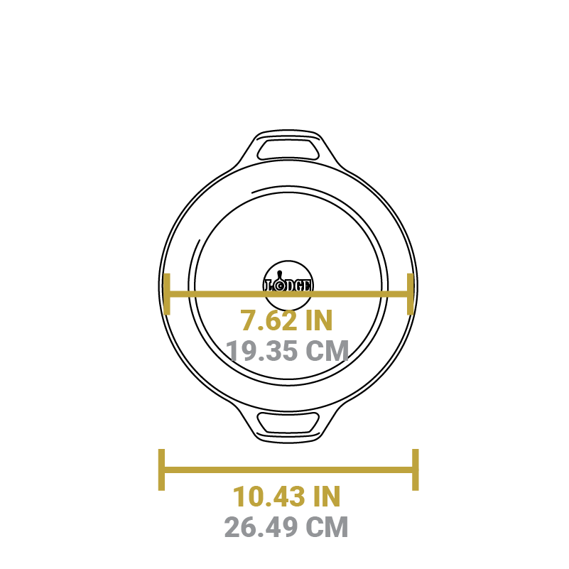 5 Quart Cast Iron Double Dutch Oven