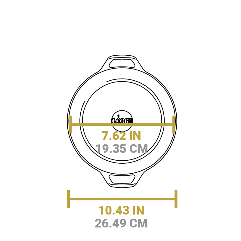 Seasoned Cast Iron 5 Piece Set