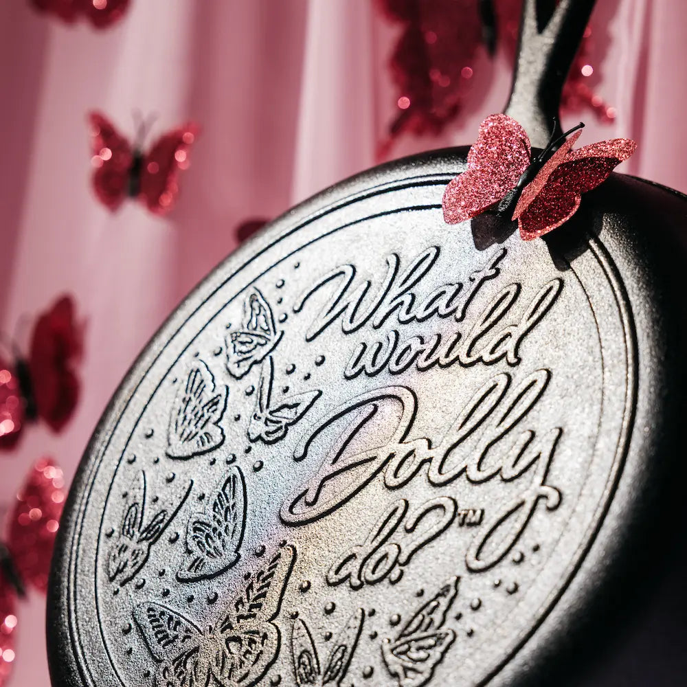 10.25 Inch Dolly Parton Skillet, What Would Dolly Do?