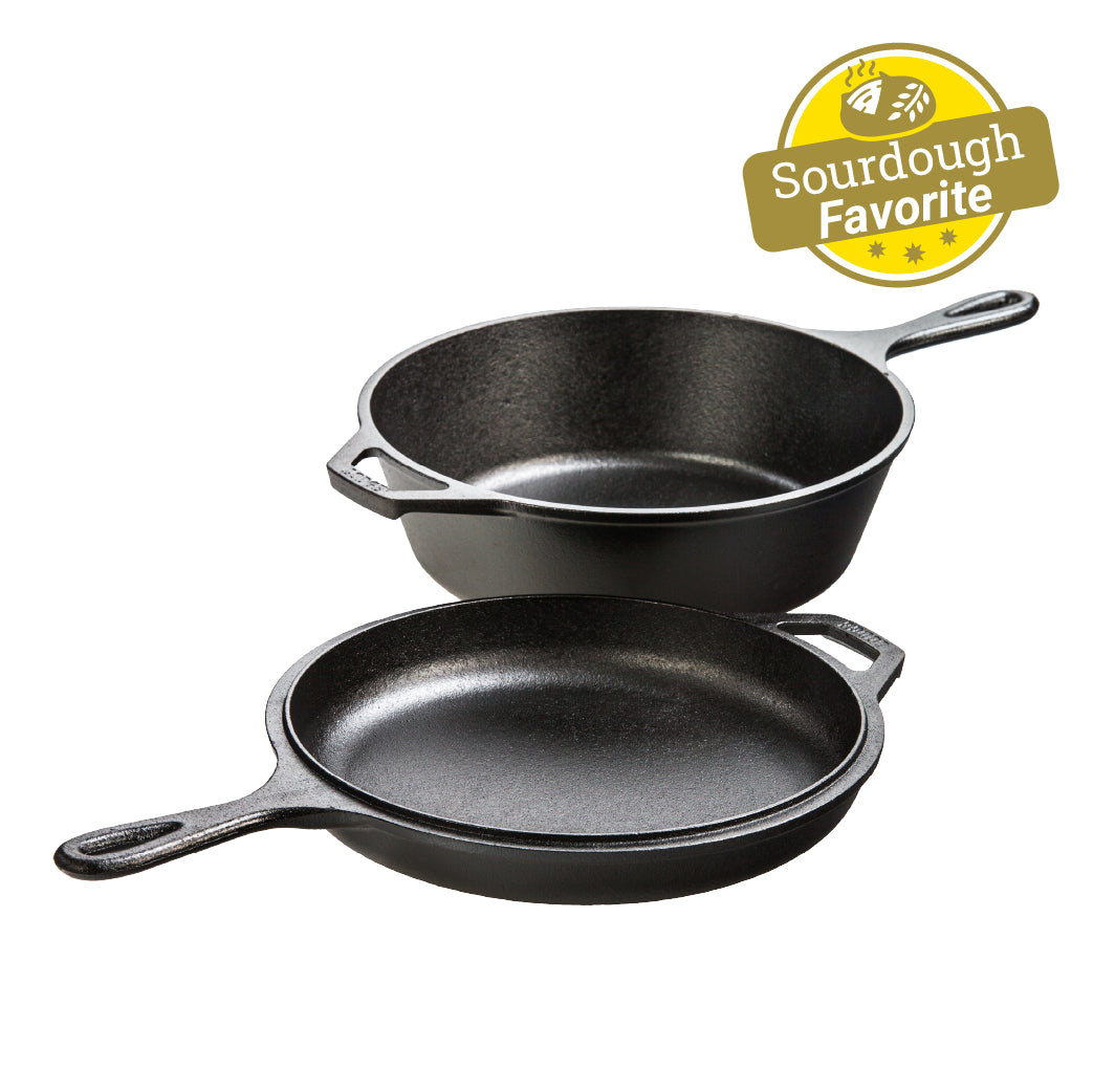 3.2 Quart Cast Iron Combo Cooker | Shop Online | Lodge Cast Iron