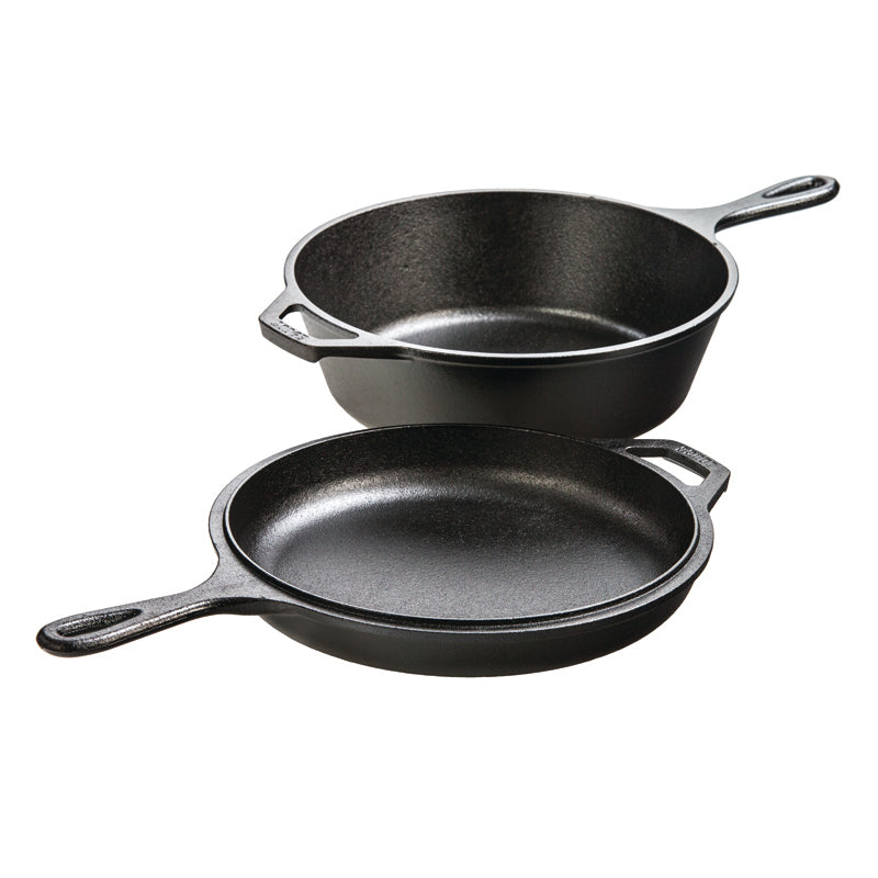 Yellowstone™ Seasoned Cast Iron Bucking Bronco Combo Cooker