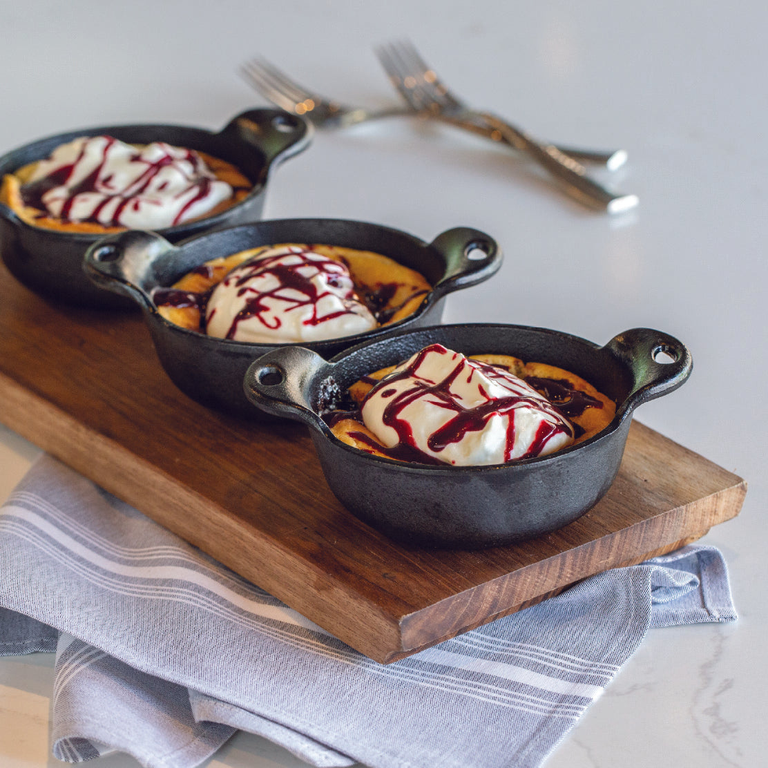 Seasoned Cast Iron 12 Ounce Mini Serving Bowl