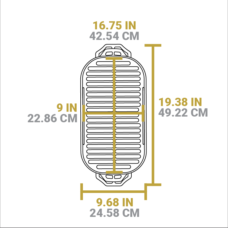 Sportsman’s Pro Cast Iron Grill™