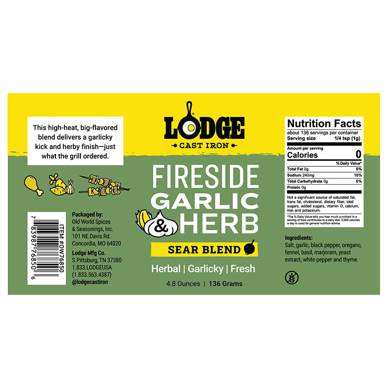 Fireside Garlic & Herb Sear Blend