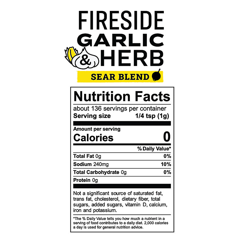 Fireside Garlic & Herb Sear Blend