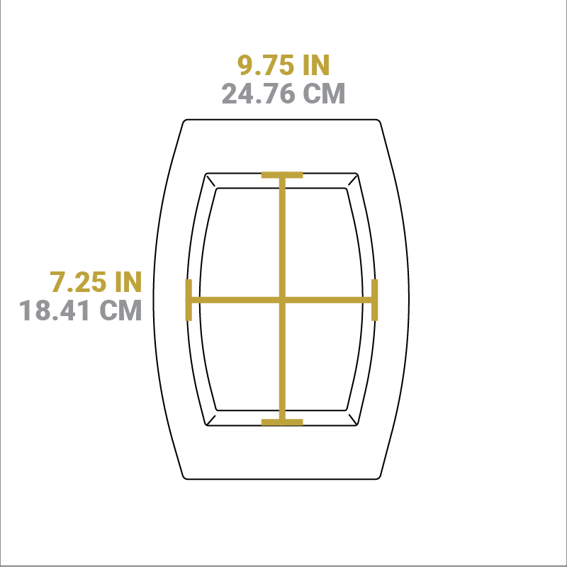 Rectangular Wood Underliner