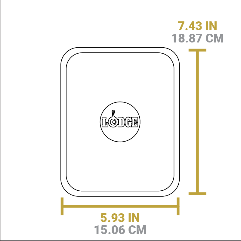 10 Ounce Rectangular Walnut Wood Underliner
