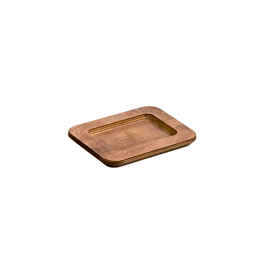 10 Ounce Rectangular Walnut Wood Underliner
